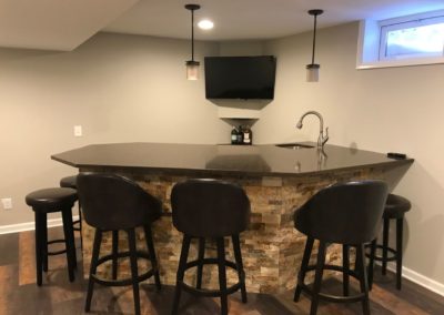 Custom built bar