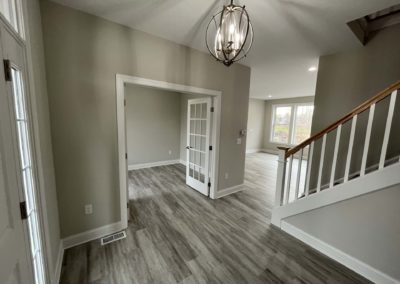 Custom built entryway