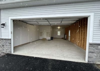 Custom built garage