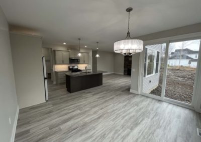 Custom built kitchen and breakfast nook