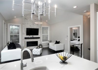 An open concept in-law apartment in this newly constructed Webster home.